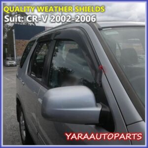 Protectores contra la intemperie de calidad para Honda CR-V CRV 2002-2006 tintado-