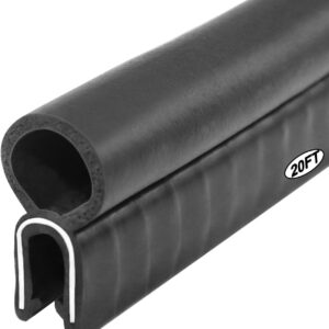Storystore Puerta Automotriz Desmonteador de Intemperie 20 Ft Coche Goma 20 Ft, Negro -