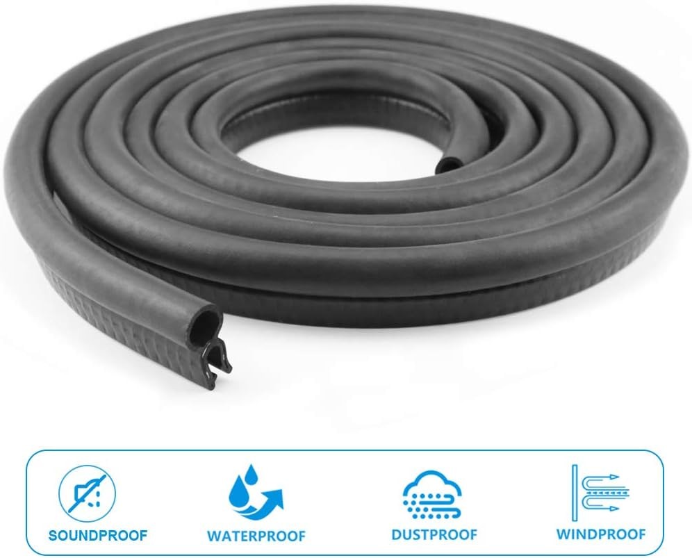 Storystore Puerta Automotriz Desmonteador de Intemperie 20 Ft Coche Goma 20 Ft, Negro - - Image 3