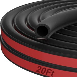 Sello de puerta de goma para pelar la intemperie de 20 pies, pelar la intemperie automotriz en forma de D,-