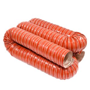 2in Automotive Air Ducting Hose, Length 4 Meter-13.3 Feet, 2" Intake Tube Sil...