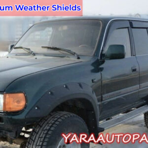 Weather Shields Weathershields adecuados para Landcruiser serie 80 1992-1997 4 un.-