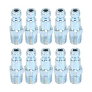 Tru-Flate Automotive Quick Coupler Air Hose Connector Fittings 1/4 NPT T Style
