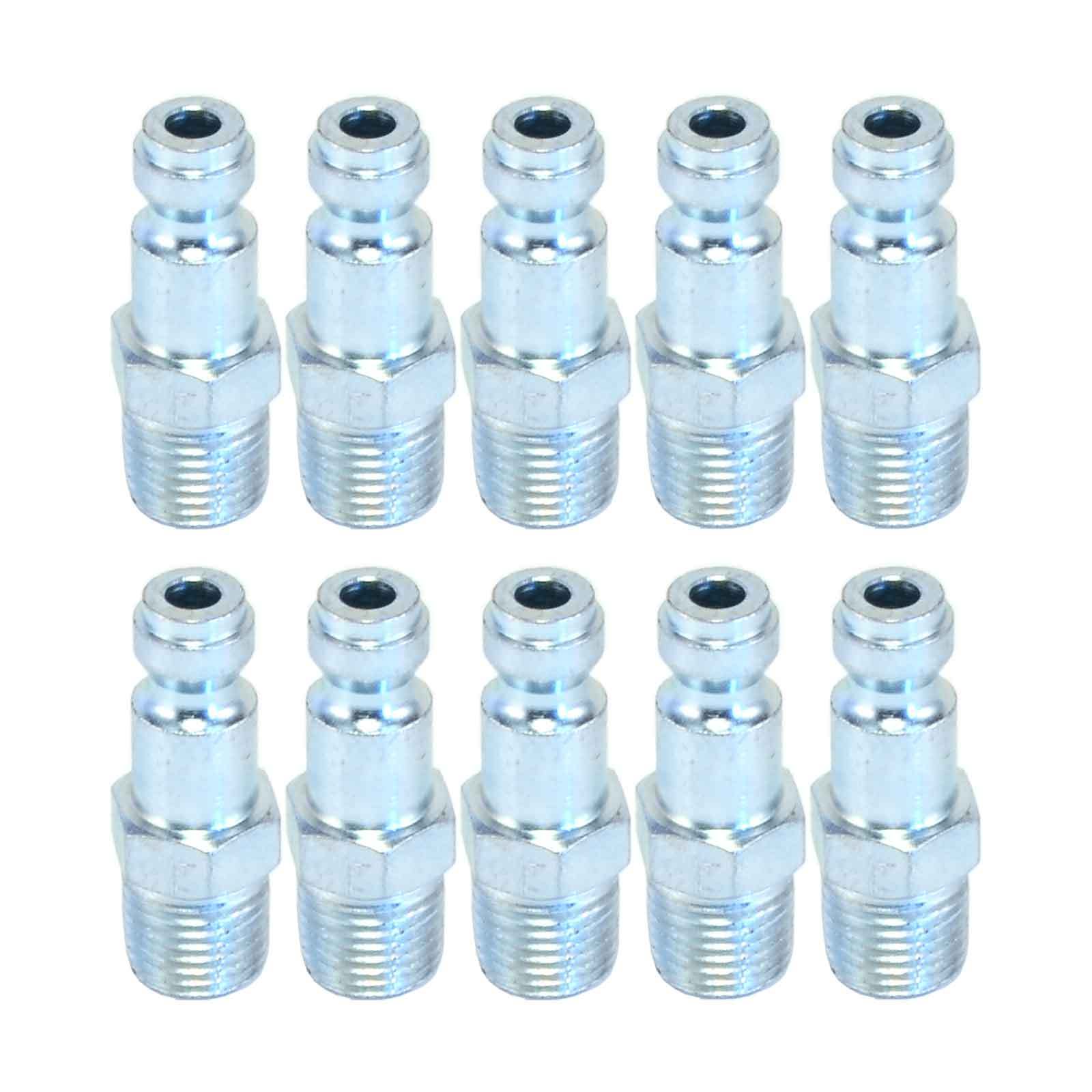 Tru-Flate Automotive Quick Coupler Air Hose Connector Fittings 1/4 NPT T Style