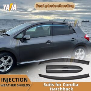 Protectores contra el clima de inyección adecuados para Corolla Hatchback 2007-2011-