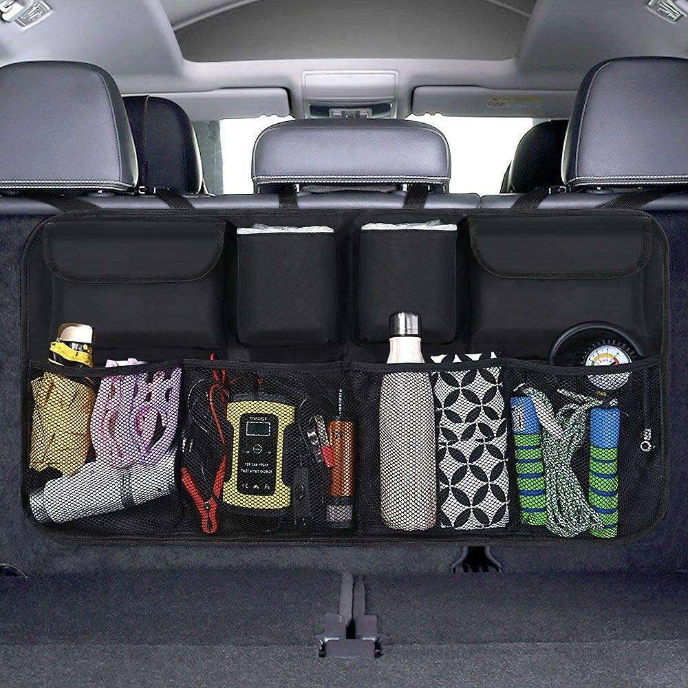 URAQT Organizador de Botas de Coche Alfombrillas Impermeables Organizador de Coche Respaldo de Asiento-