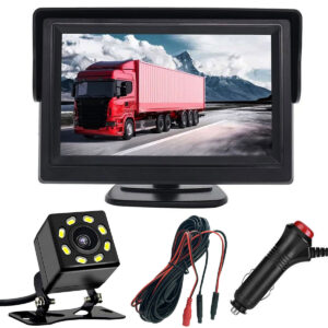 Waterproof Night VisionAHD Car Rear View Reverse Camera w/ 4.3" LCD Monitor
