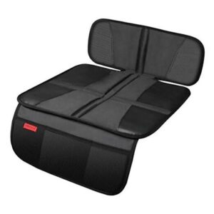 Protector de asiento de coche - Alfombrilla de protección de asiento - Acolchado grueso - Individual negro-