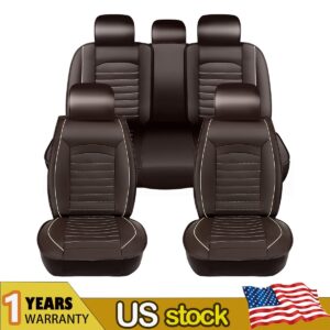 Fundas de asiento de coche para Toyota Corolla 5 asientos cuero cojín delantero trasero-
