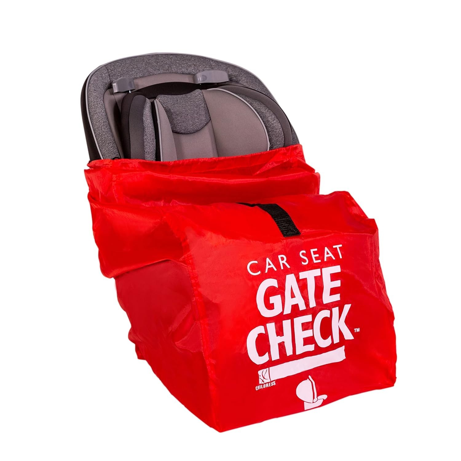 Versátil bolsa de control de puerta para todos los asientos de coche de bebé - Fácil de limpiar y espaciosa, roja- - Image 3