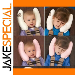 JakeSpecial – Plush Baby Headrest for Car Seats
