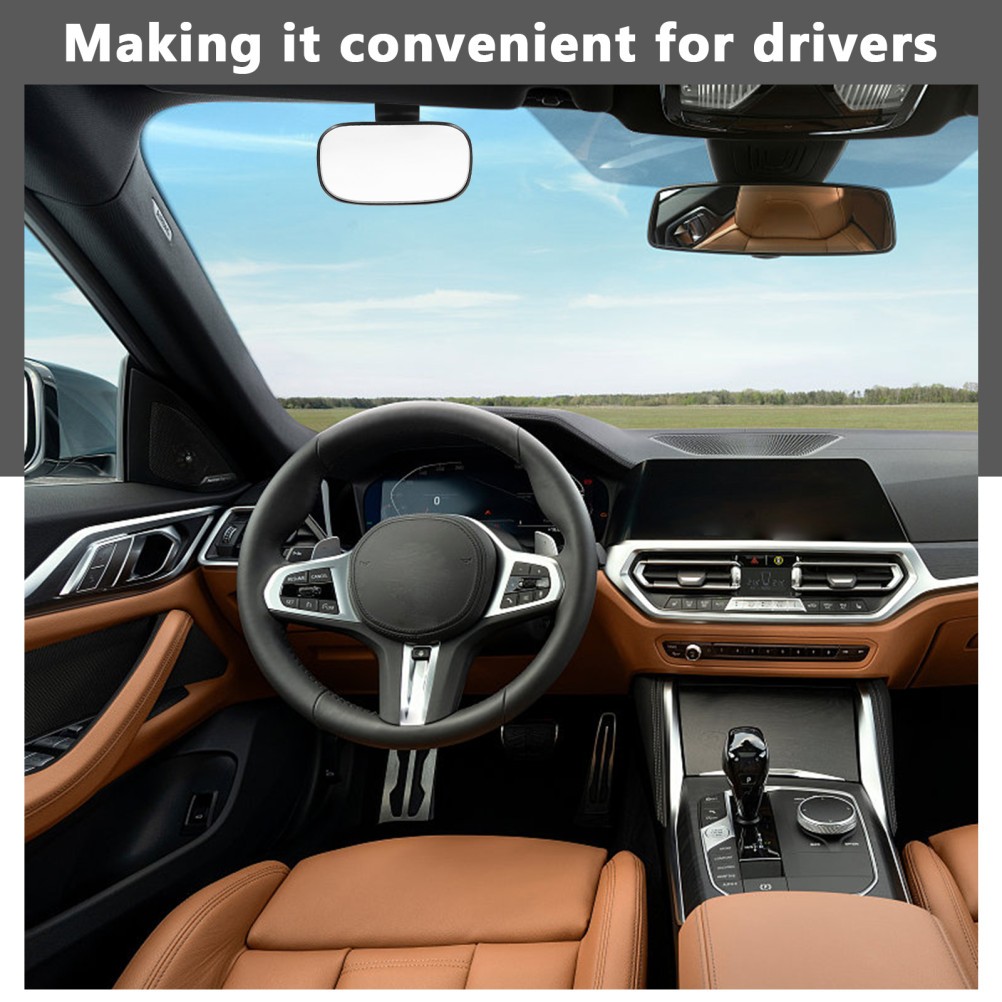 Espejo de asiento trasero para observación de visión de seguridad para bebés automóvil retrovisor- - Image 2
