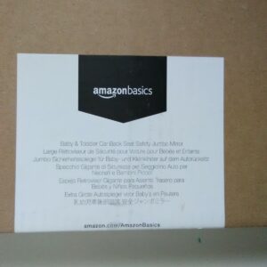 AMAZON BASICS NEW - Baby & Toddler Car Back Seat Safety Mirror - Rear & Jumbo