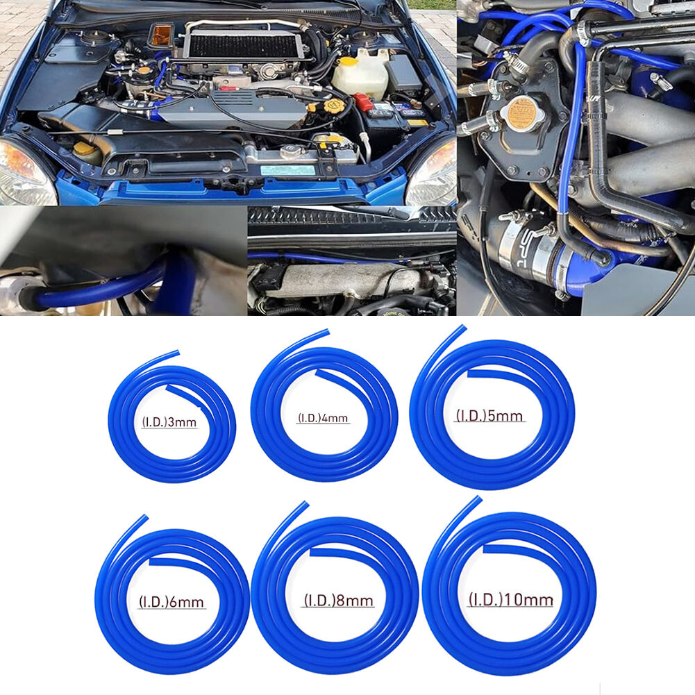 6PCS 5ft Silicone Vacuum Hose Automotive High Performance Car Vacuum Lines Kit - Image 2
