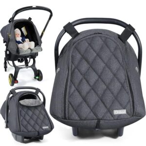 Orzbow Invierno Bebé Asiento Coche Cubierta, Universal Transpirable Asiento Coche Saco para Ba-