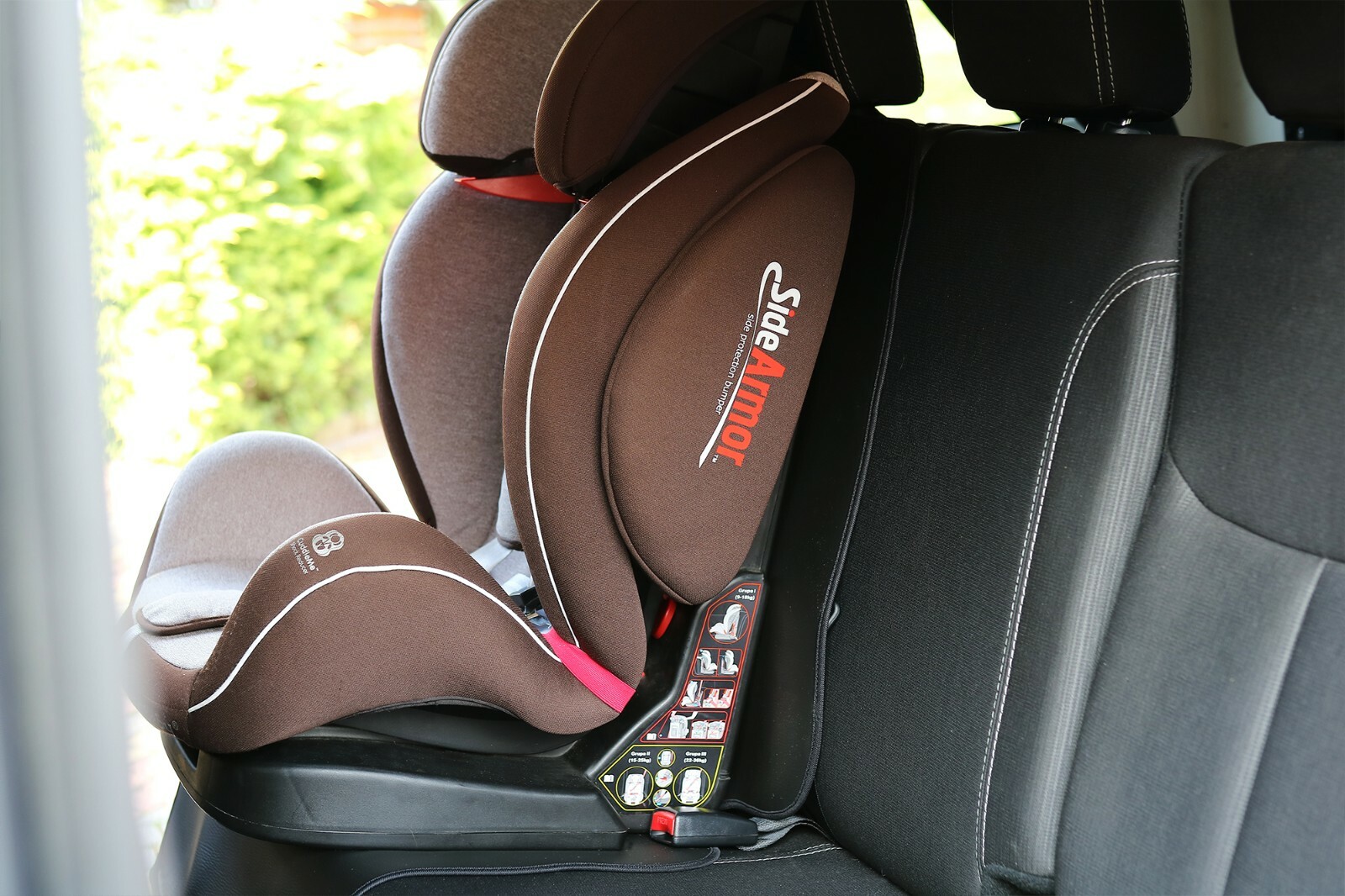 Alfombrilla protectora de asiento de coche para bebé cubierta de cuero artificial debajo del asiento infantil- - Image 5