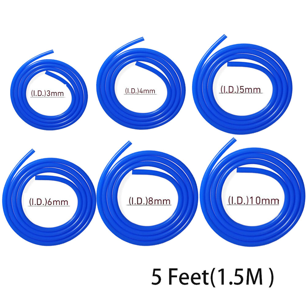6PCS 5ft Silicone Vacuum Hose Automotive High Performance Car Vacuum Lines Kit - Image 5