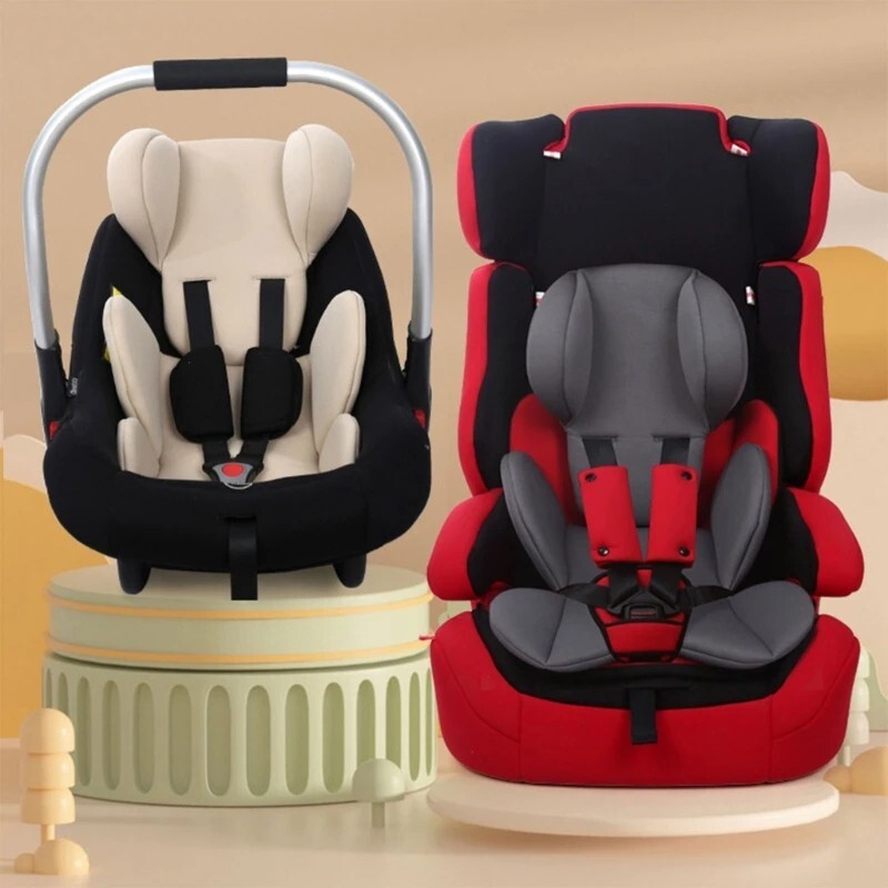 Asiento de coche 2 en 1 para bebé soporte de cabeza asiento de coche infantil inserto para recién nacidos niñas niños- - Image 2