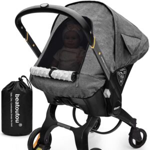 Funda Asiento Coche Bebé Impermeable Compatible con Doona y Gris -