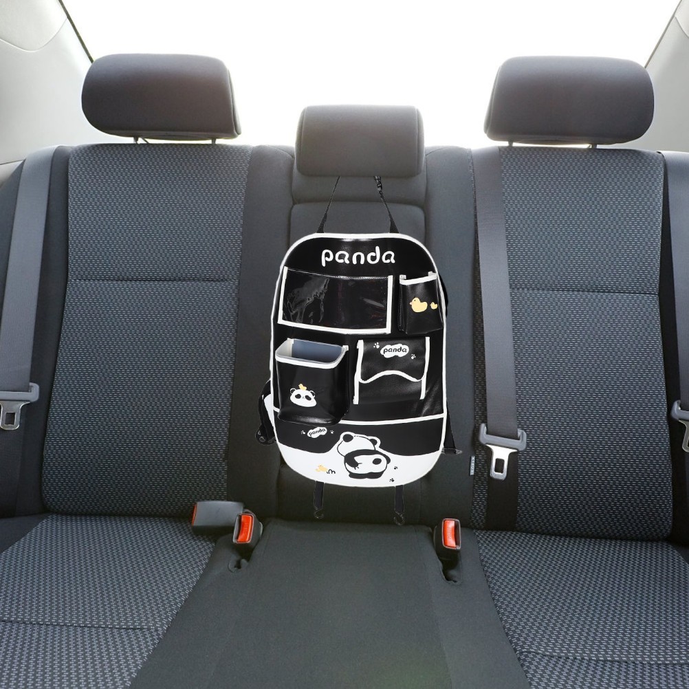 Organizador de accesorios de viaje para automóvil para niños asiento trasero organizadores automotrices- - Image 3