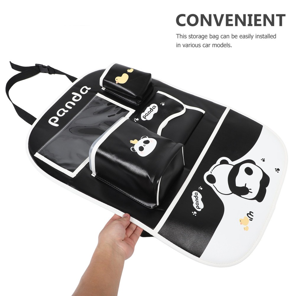 Organizador de accesorios de viaje para automóvil para niños asiento trasero organizadores automotrices- - Image 5