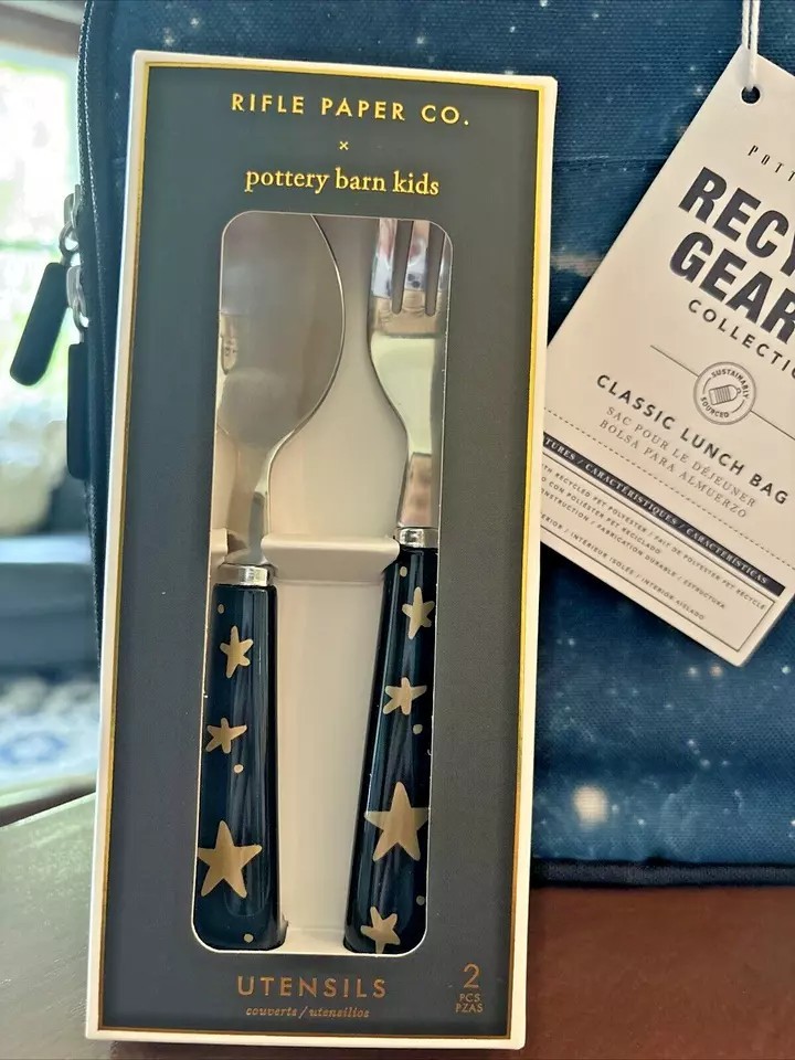 Pottery Barn Bolso Escolar Almuerzo + Utensilio Vacaciones Disney Viaje Regalo Nemo Playa CONJUNTO- - Image 4
