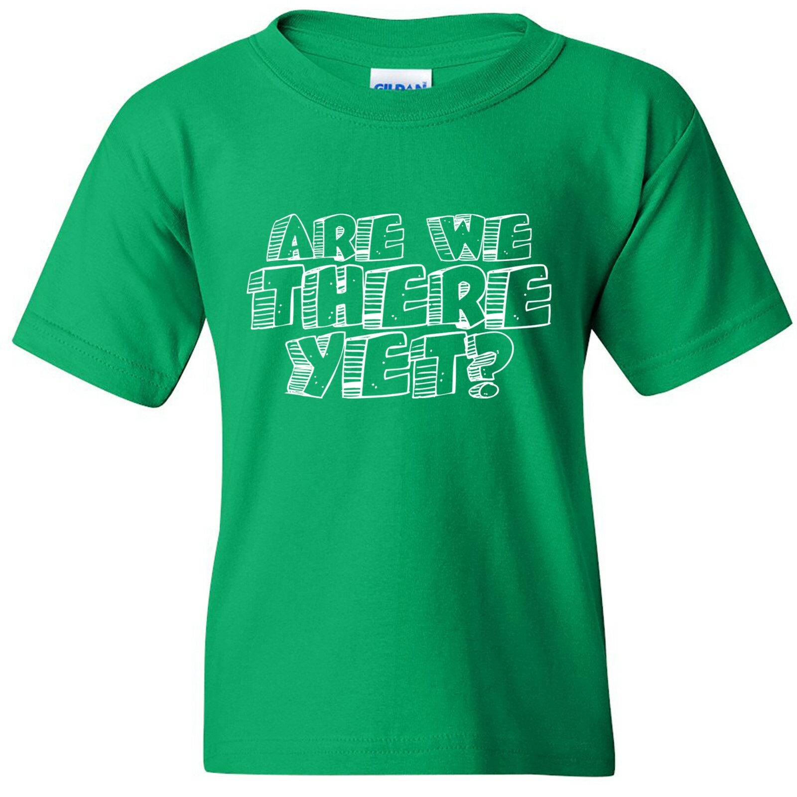 Are We There Yet - Humor Viaje por carretera Viaje Vacaciones Niño Coche Avión Juvenil Camiseta- - Image 5