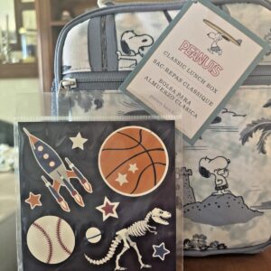 Pottery Barn Niños Lonchera Escolar Vacaciones Disney Viaje SNOOPY SPORT Juego de Regalo-
