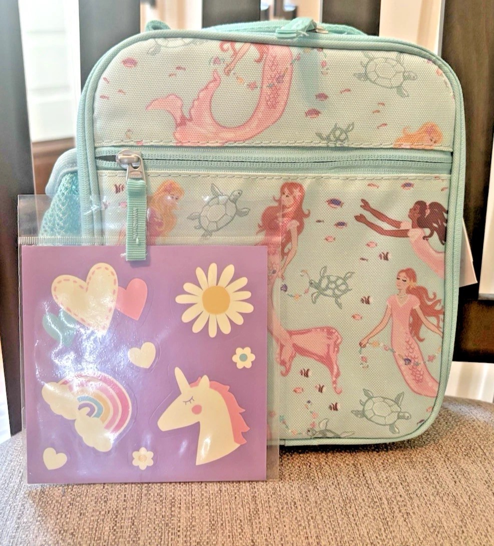 Pottery Barn Niño Lonchera Escolar Vacaciones Disney Viaje SIRENA CONGELADA Juego de Regalo-
