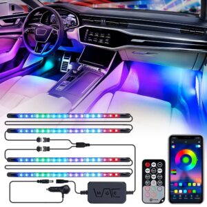 Luces LED interiores automotrices luces navideñas de neón bajo brillo para automóvil camión SUV-