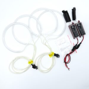4 Piezas Luces para Faros de Coche Noche Automotriz Repuesto Iluminación Productos-
