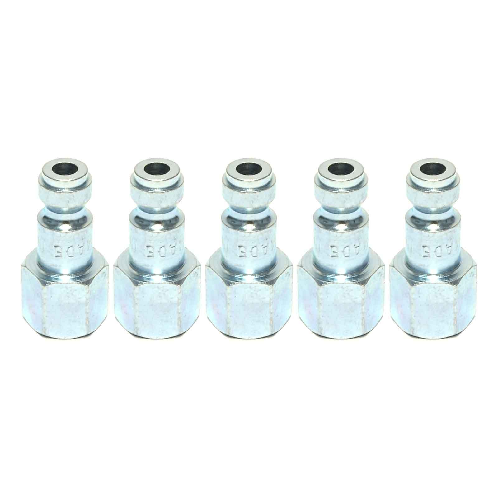 Tru-Flate Automotive Quick Coupler Air Hose Connector Fittings 1/4 NPT T Style