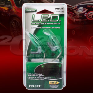 PILOTO VERDE LED AJUSTABLE MINI LUZ FORS LUZ DE ACENTO INTERIOR PARA CHRYSLER-