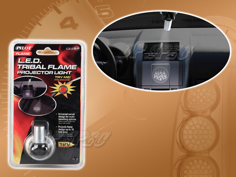 PILOTO CZ-231 LED TRIBAL LLAMA INTERIOR PROYECTOR LUZ COCHE CAMIONES SUV'S BLANCO-