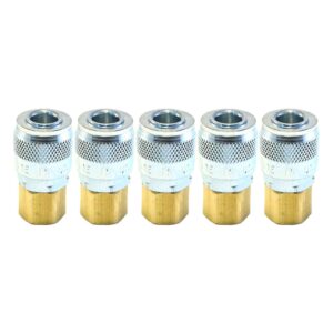 Tru-Flate - Automotive Quick Coupler Air Hose Connector Fittings 1/4 T Style
