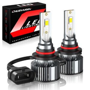 2x 9012 LED Faro Globos Bombilla 13000LM para Chrysler 200 300 2011-2015 6500K-