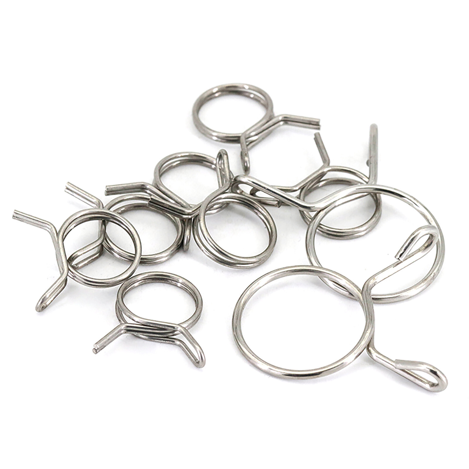 Spring Clip Kit Fuel Line Hose Oil Pipe Air Tube Clamps Assortment Tubing 3-30mm - Image 3