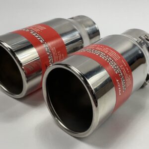 (2) Puntas de escape atornillables de acero inoxidable Pilot PM5127, salida de 3", para tubo de 1,5"-2,25"-