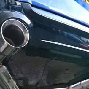 Puntas de borde de tubo de escape personalizadas para BMW 335D 330D 335i 4,5" 115 mm escape deportivo doble salida-