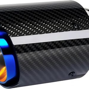 Puntas de escape de coche de 3 pulgadas de entrada de 4 pulgadas aptas para 75-77 3 en 4 salidas, quemadas -