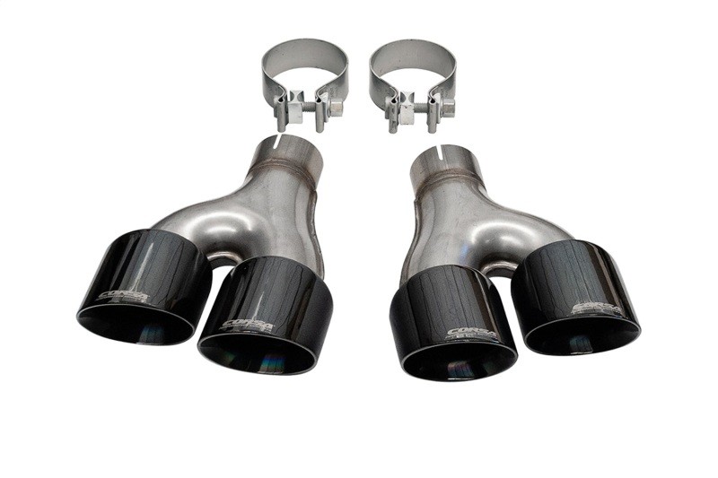 Puntas de escape CORSA Performance Twin de 4 pulgadas negras PVD serie Pro para Jeep Grand-
