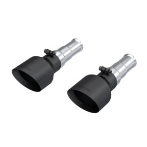 Puntas de escape recubiertas de negro MBRP para Ram 1500 2019-2020 5,7 L Hemi * Par-