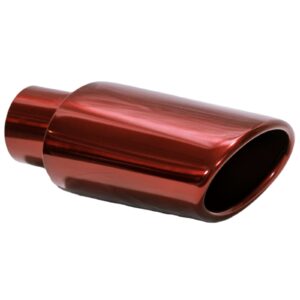 Polvo de borde laminado corte inclinado punta de escape de acero inoxidable Mach-Speed-