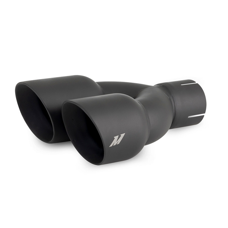 Mishimoto MMEXH-TIP-FSTBK puntas de escape de doble desplazamiento - negras-