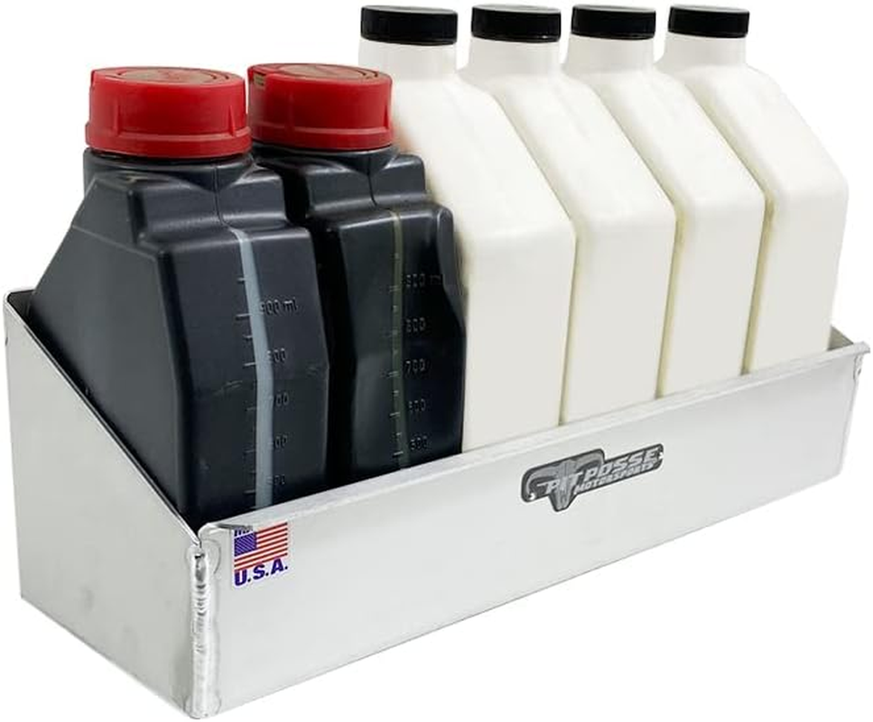 Automotive Oil Shelf Caddy - 6 Bottle Rack - Made in USA - Image 2