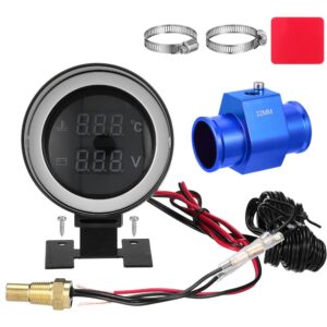 Voltímetro de temperatura del agua para automóvil medidor eléctrico medidores automotrices-