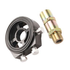 Kit de 2 medidores de temperatura del agua automotrices de presión de aceite de aluminio-