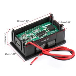 Medidores de voltaje de pantalla LED de diseño elegante perfectos para aplicaciones automotrices-