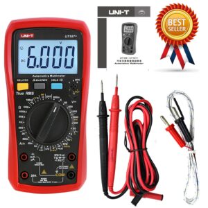 UNI-T UT107+ 2000 Count Automotive Tester Volt Amp Ohm Temp Hz Meter Mult ⊕IK