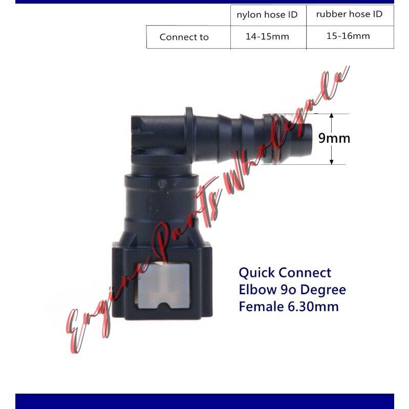 Fuel Line Quick Release Connector Hose Pipe Fitting Inch In/ALL SIZES Automotive - Image 4